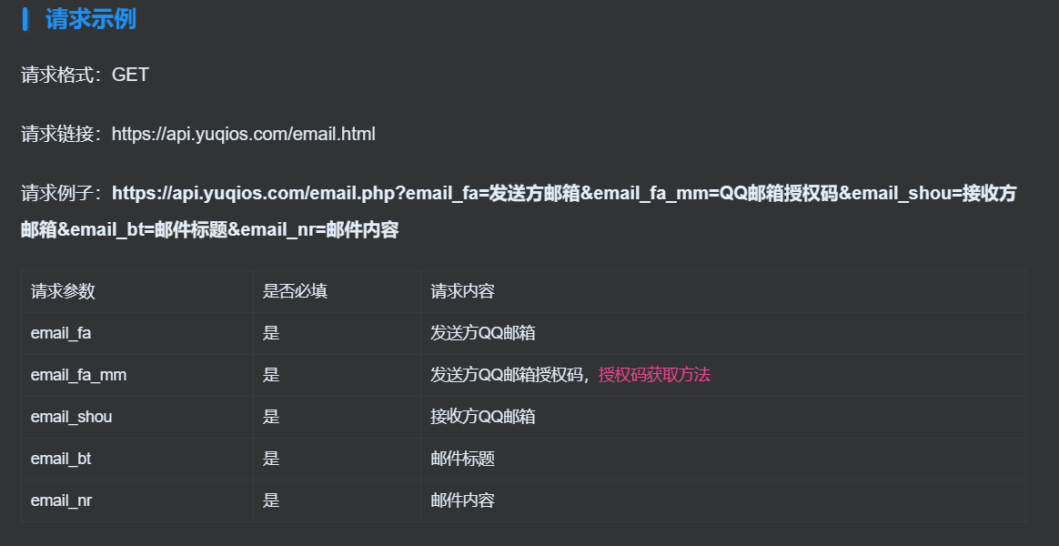 QQ邮箱发送验证码API+HTML源码欣宇云博客欣宇云博客