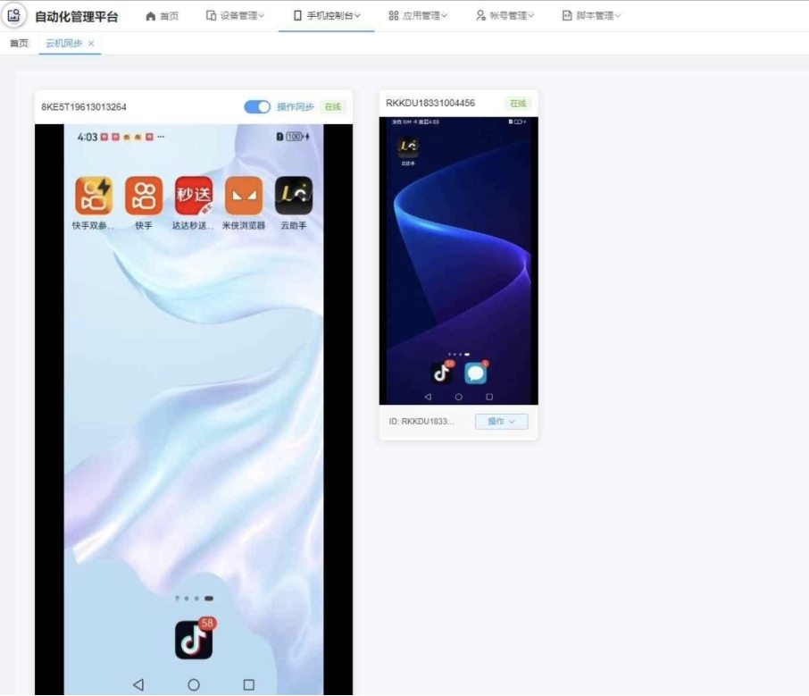 云手机群控系统源码 云手机多开群控 自动化管理程序源码欣宇云博客欣宇云博客